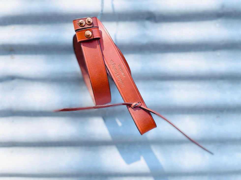 Thumbnail: Light horseWWI & WWII British Lee Enfield SMLE Leather Rifle sling( repo )