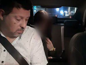 Таксиметровият шофьор Петър Караиванов от скандала в TikTok с пияна клиентка в София.