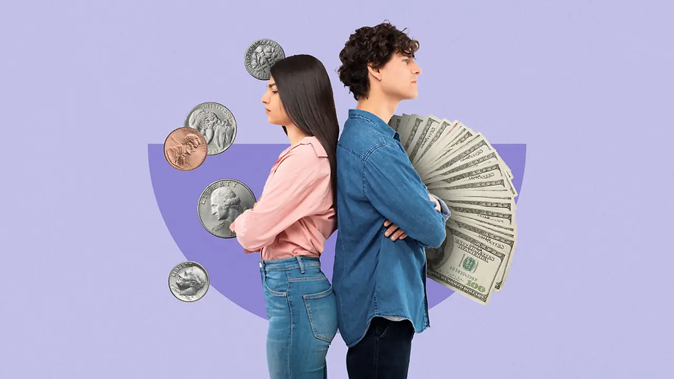 Разлика в заплащането между мъжете и жените (gender pay gap) на пазара на труда.