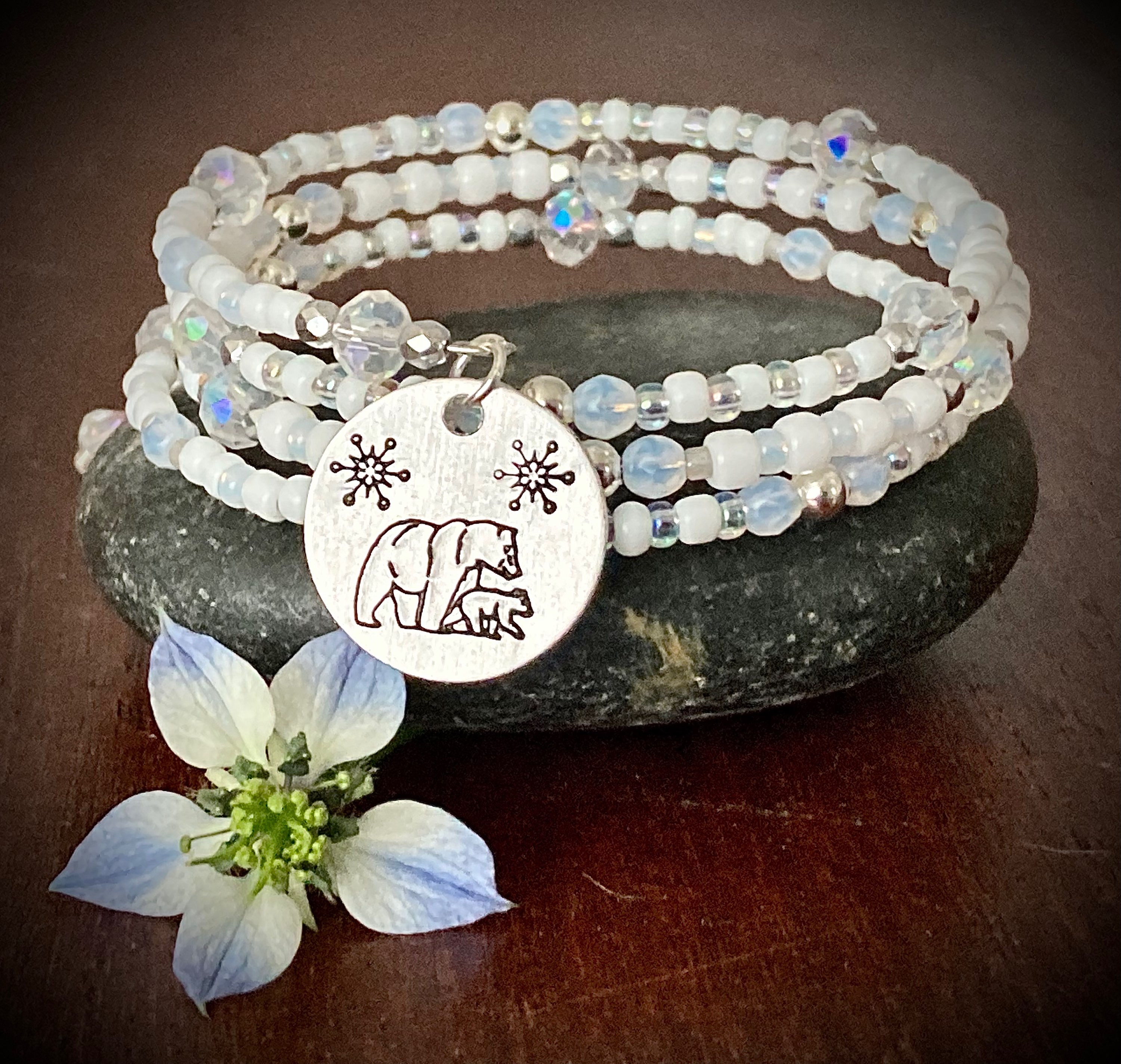 Polar Bear Express Wrap Bracelet