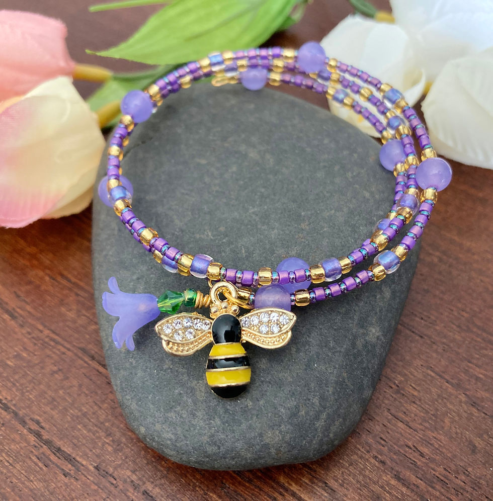 Thumbnail: Busy as a Bee Wrap Bracelet