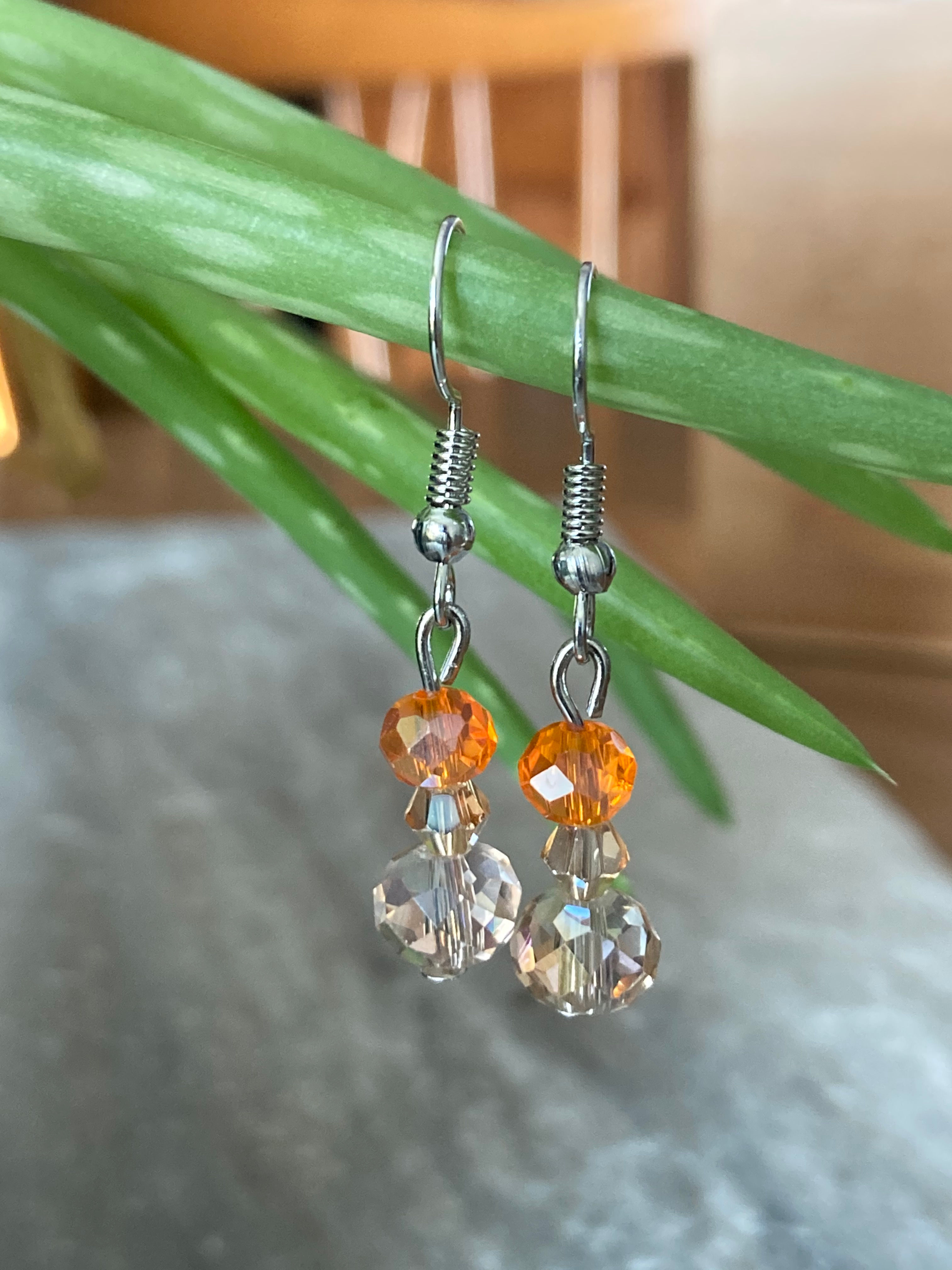 Revitalize Beaded Earrings_Symbolizes Brightness and Energy
