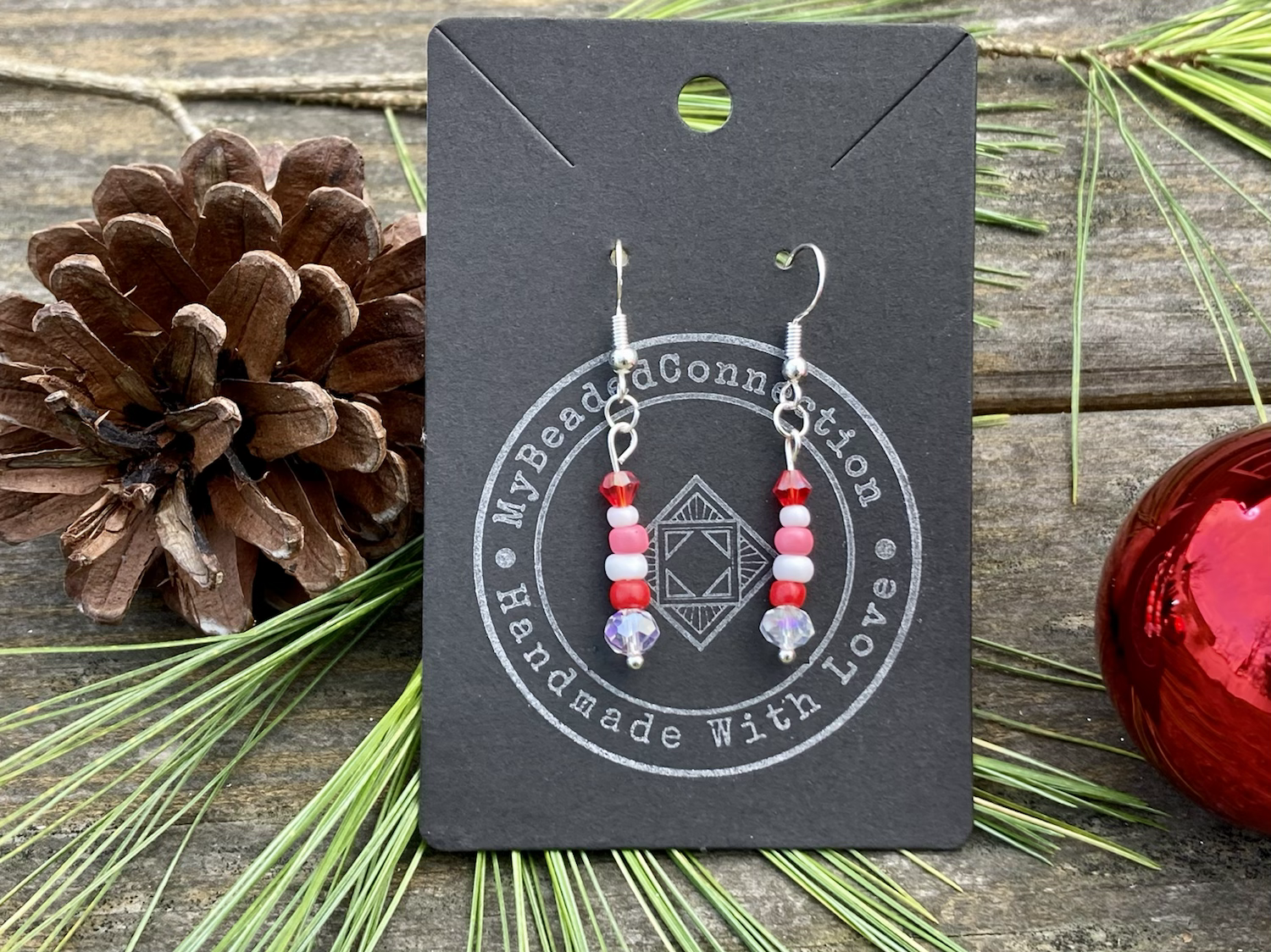 Peppermint Swirl Earrings