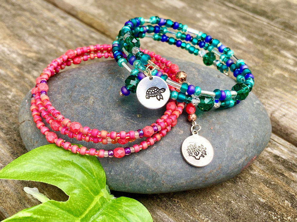Thumbnail: Magnificent Sea Turtle Wrap Bracelet