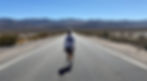 The straight of Panamint Valley - it was on fire