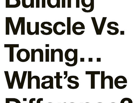 Why "Toning" is a made up word by the gym industry!