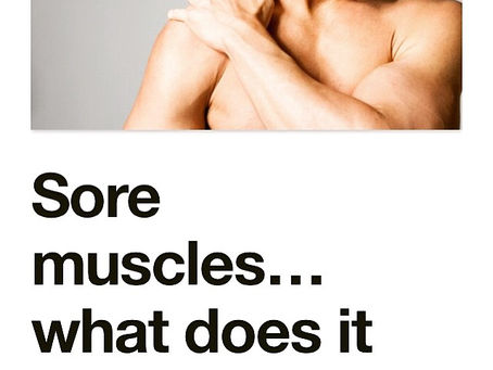 Sore muscles?