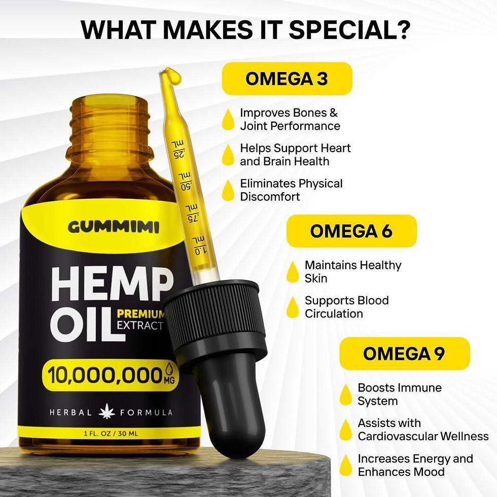 Thumbnail: Оrganic Oil 10 000 000 mg Natural Drops Rich in Vitamins B C E & Omega 3 6 9