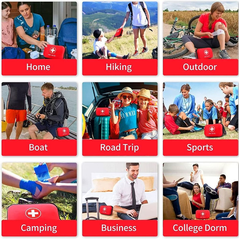 Thumbnail: 188-Piece Emergency First Aid Kit
