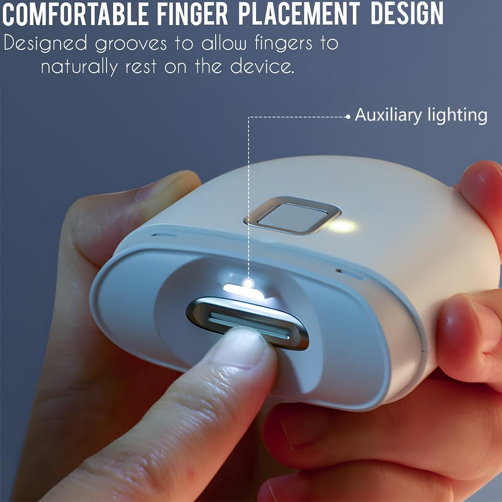 Thumbnail: Safety Electric Nail Clipper Automatic Thick Nails Trimmer Professional Tool US