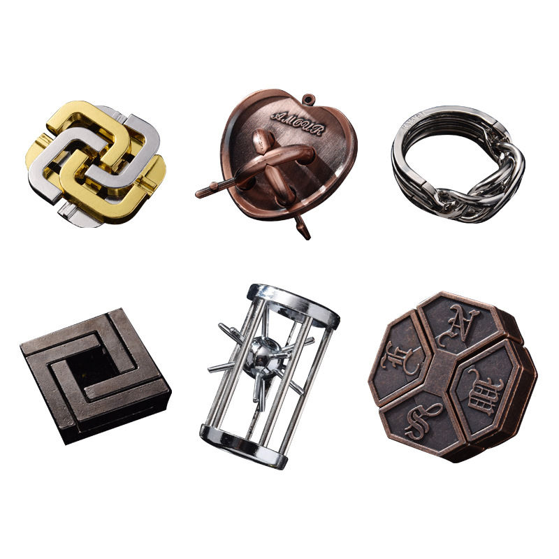 Thumbnail: Luban Lock Puzzle Toy - High IQ Metal Unlocking Game