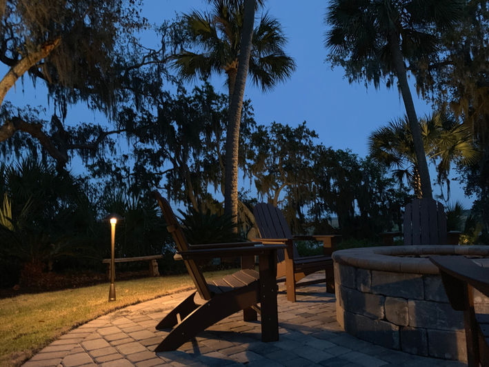 Hilton Head Fire Pit Lighting