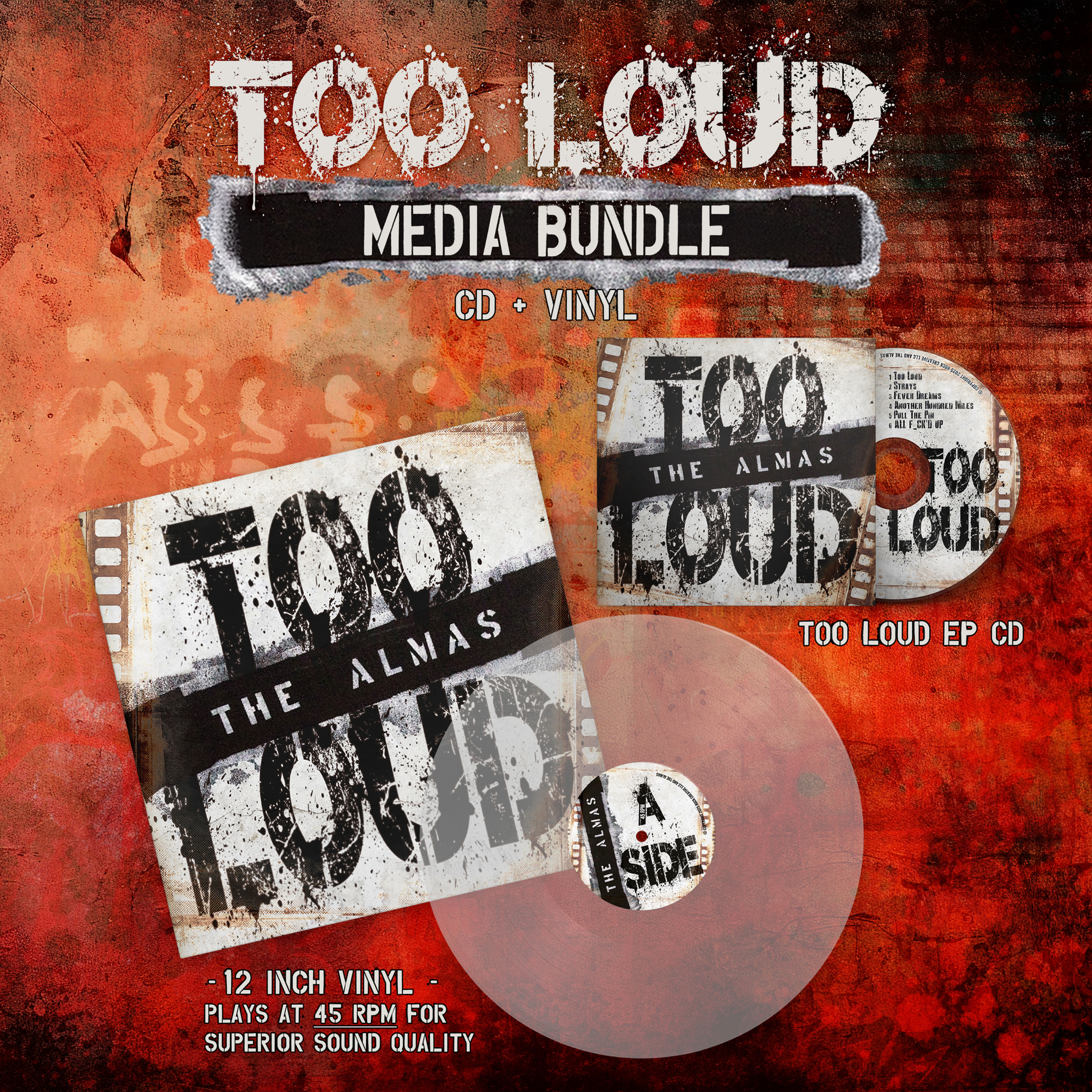 Too Loud - MEDIA BUNDLE