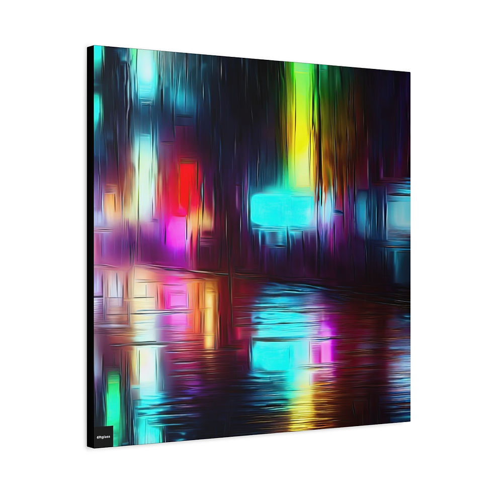 Thumbnail: Through a wet window - 30"x 30"