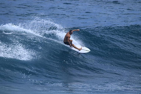 Ben O'Connor at Uluwatu, Bukit Peninsula, Bali, Indonesia