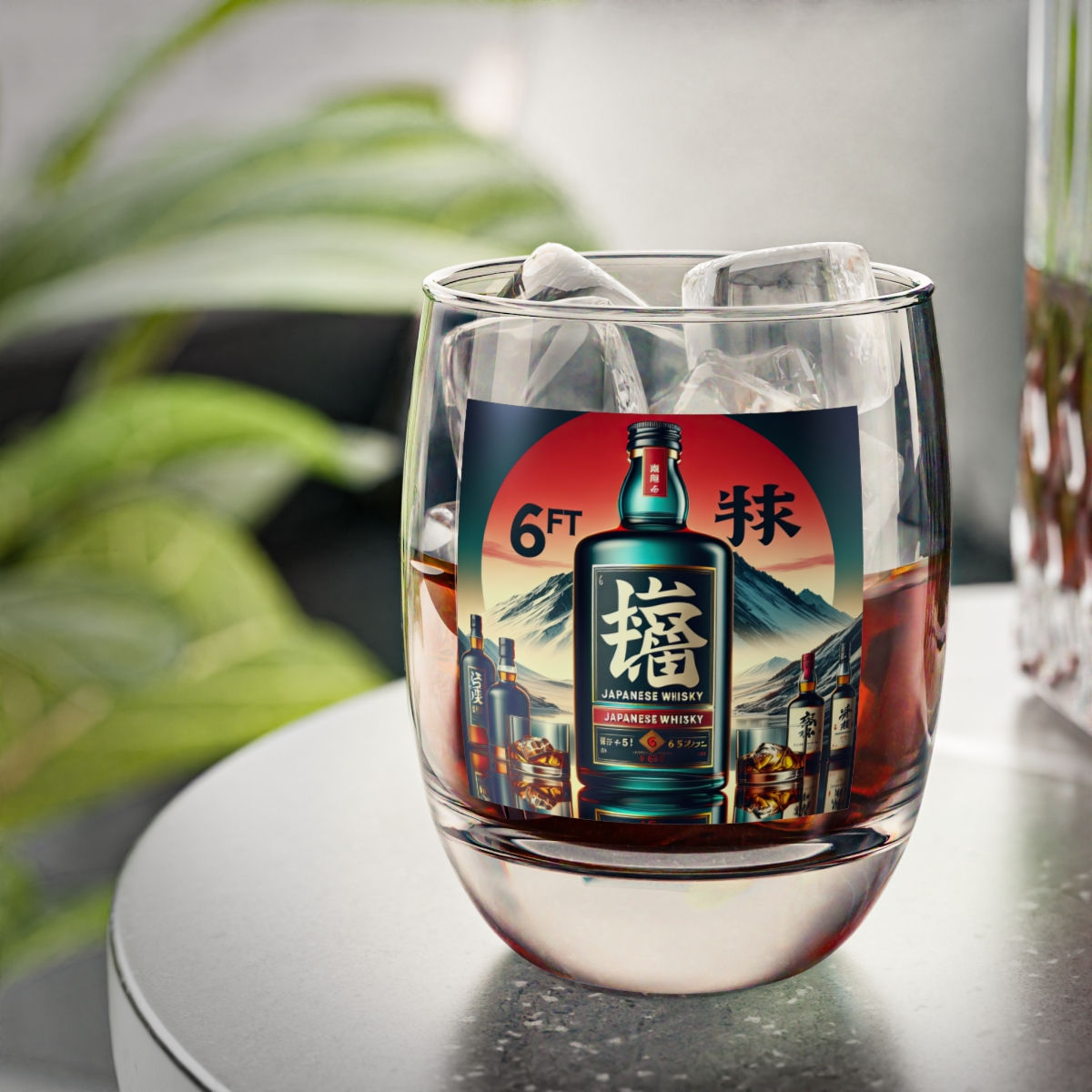 Japanese Whisky Art Glass 012