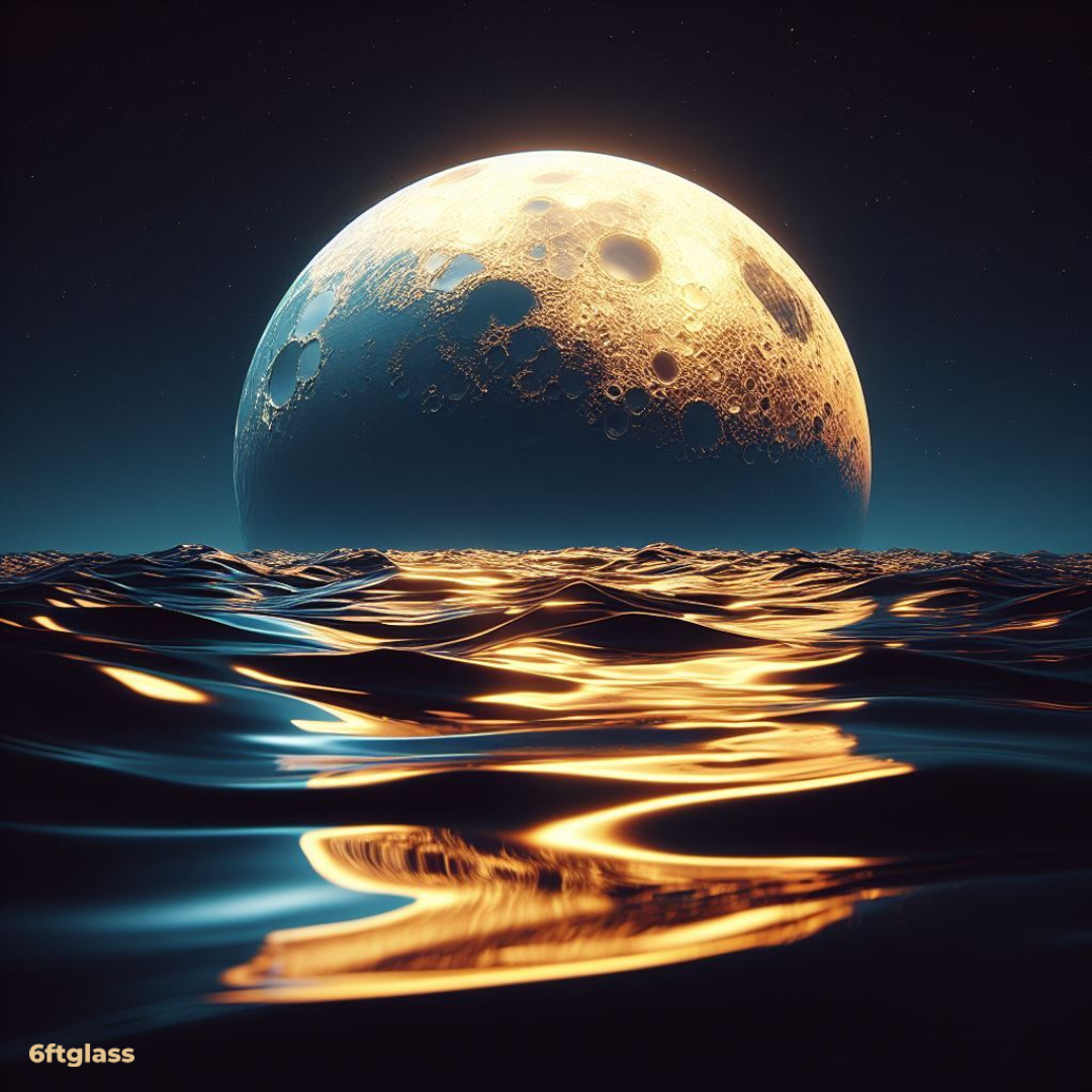 Adrift at Moonrise - 24" x 24"