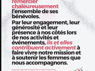 Hommage à nos bénévoles