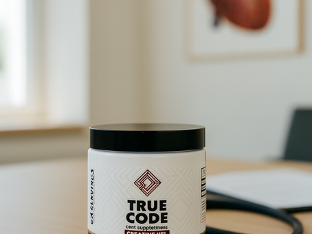 True Code Creatine HCL on a Professional's Desk