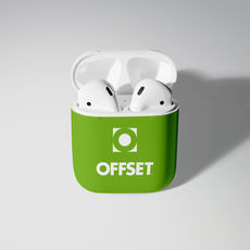 AirPods et écouteurs sans fils personnalisés en Normandie par Offset, spécialiste de la personnalisation d'objets publicitaires high-tech.