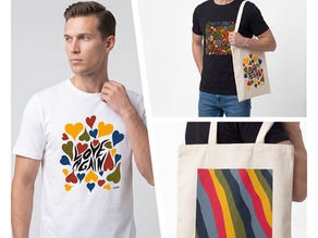 Collection et merchandising textile personnalisé pour La Maison Tellier avec T-shirts et Tote bags sérigraphiés en à Rouen
