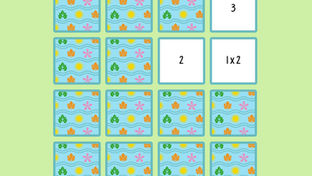 Juego: Tablas de multiplicar de memoria