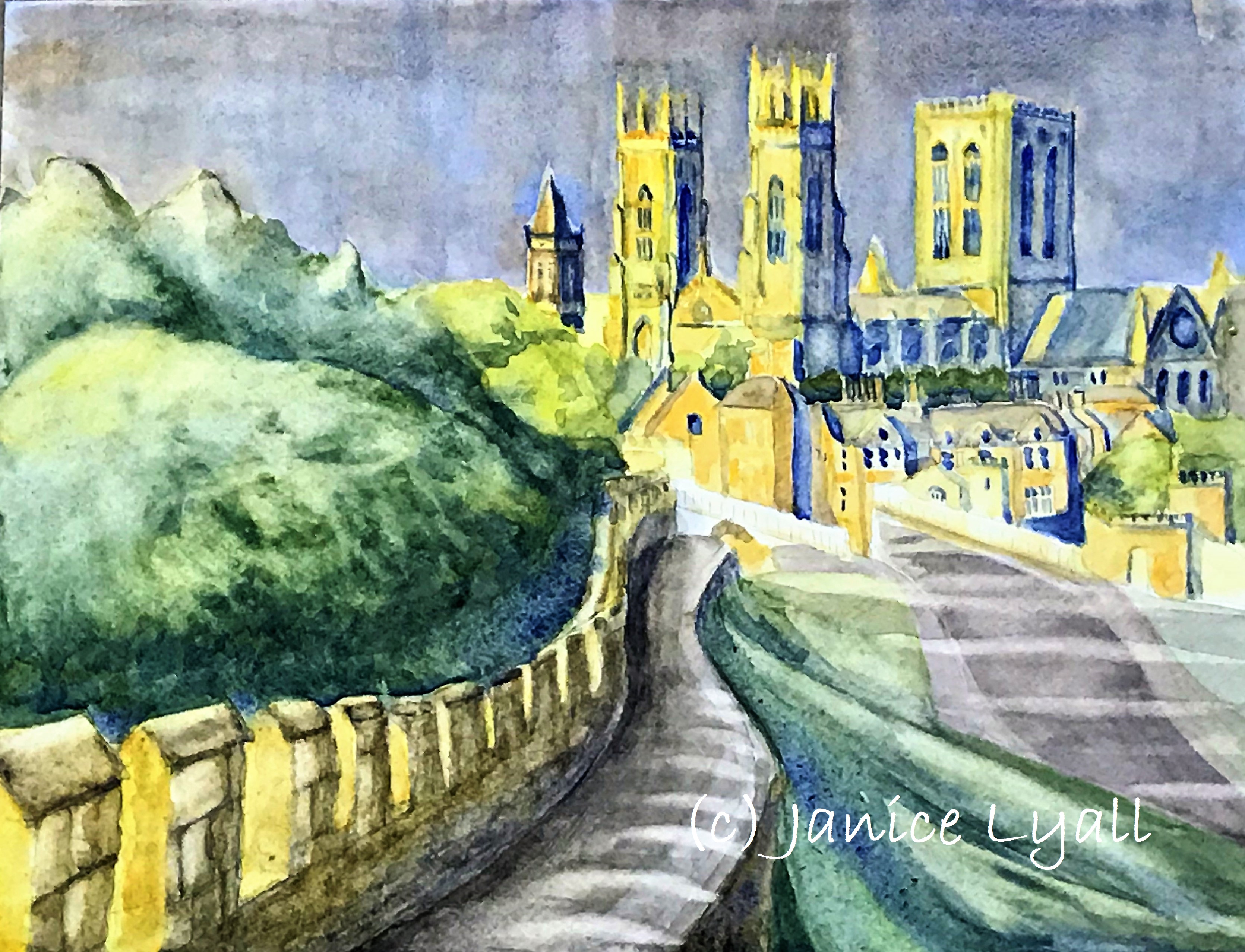 Walking along York City Wall - Copyright.jpg