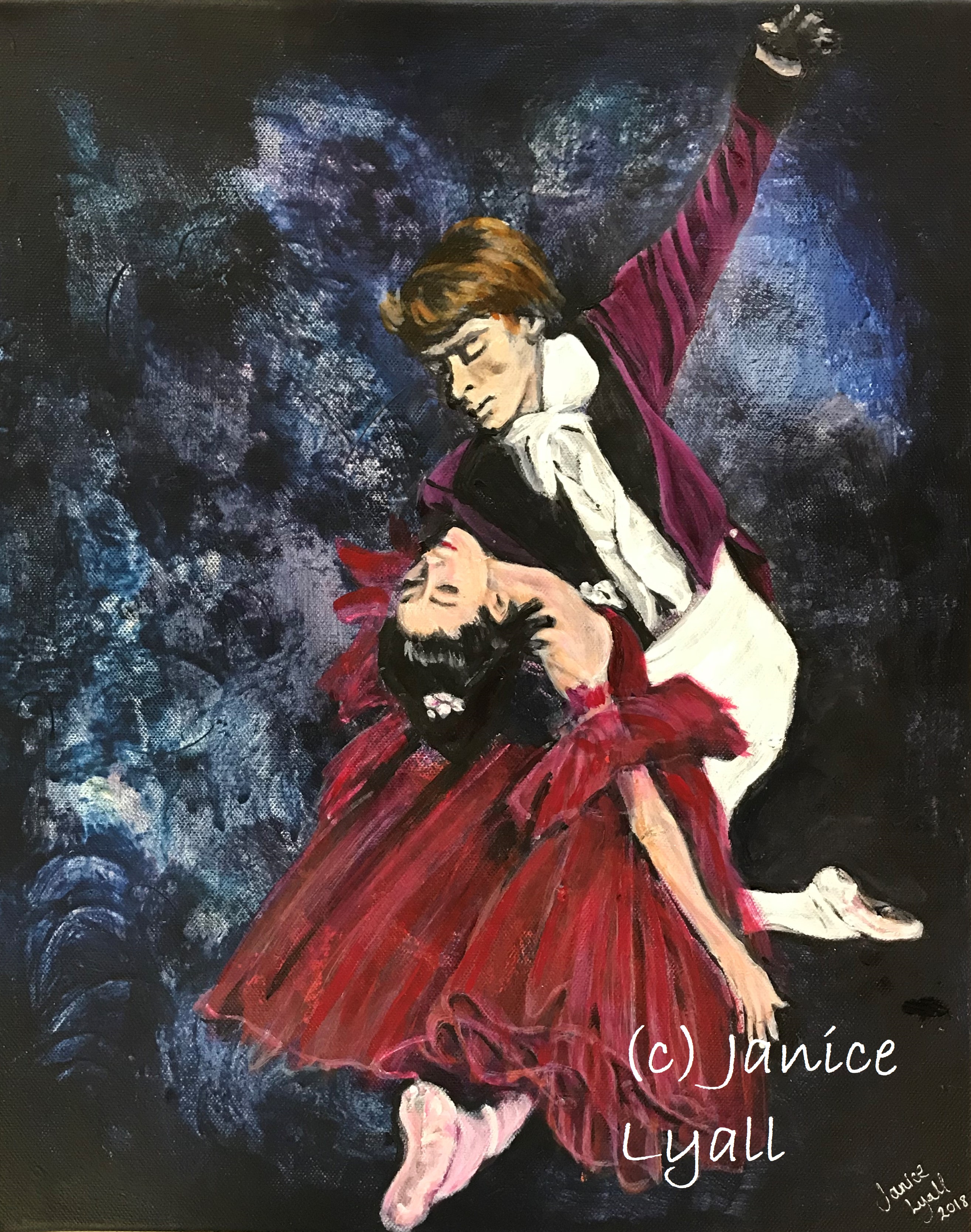 The Red Dress by Janice Lyall copyright.