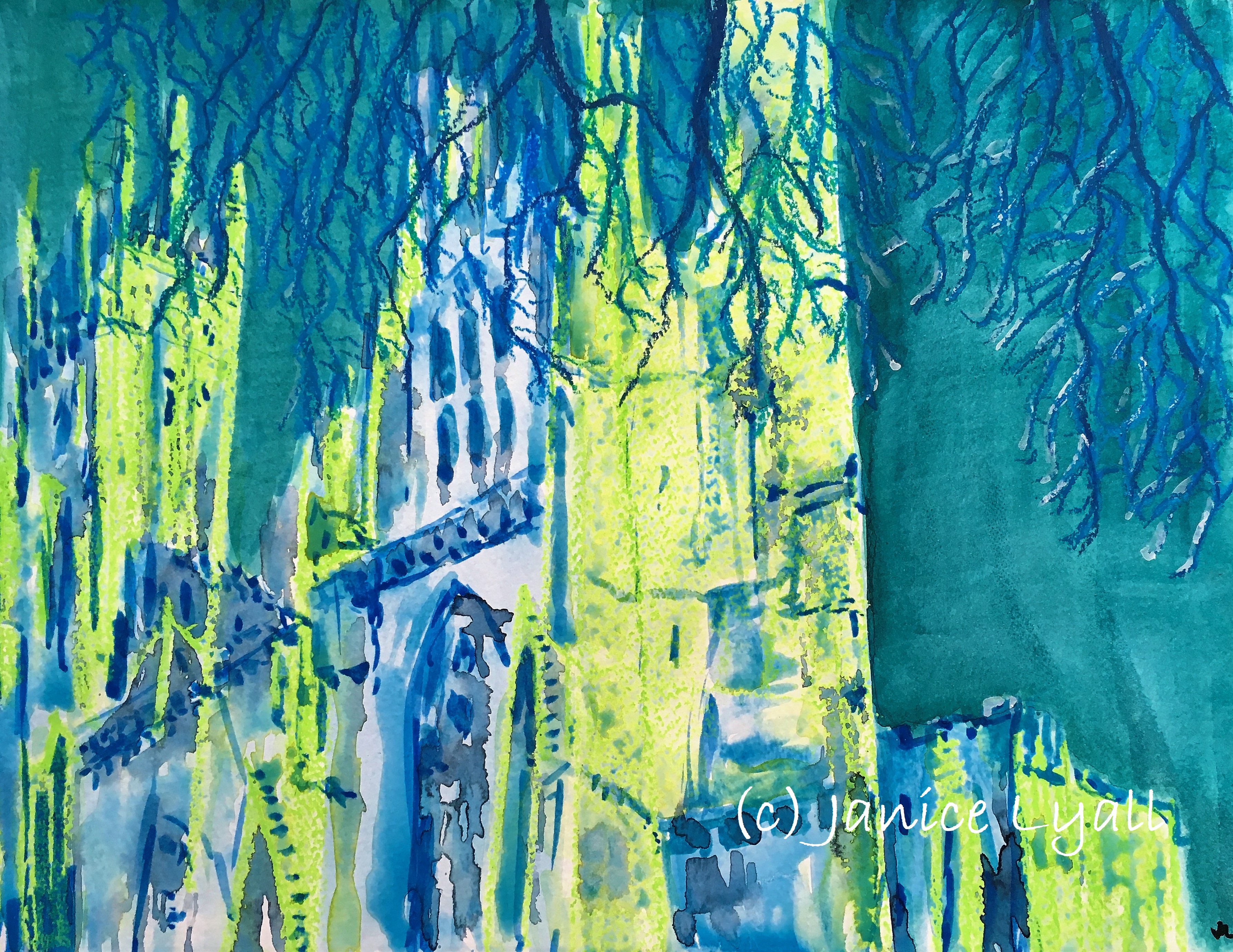 York Minster behind the branches - Copyright.JPG