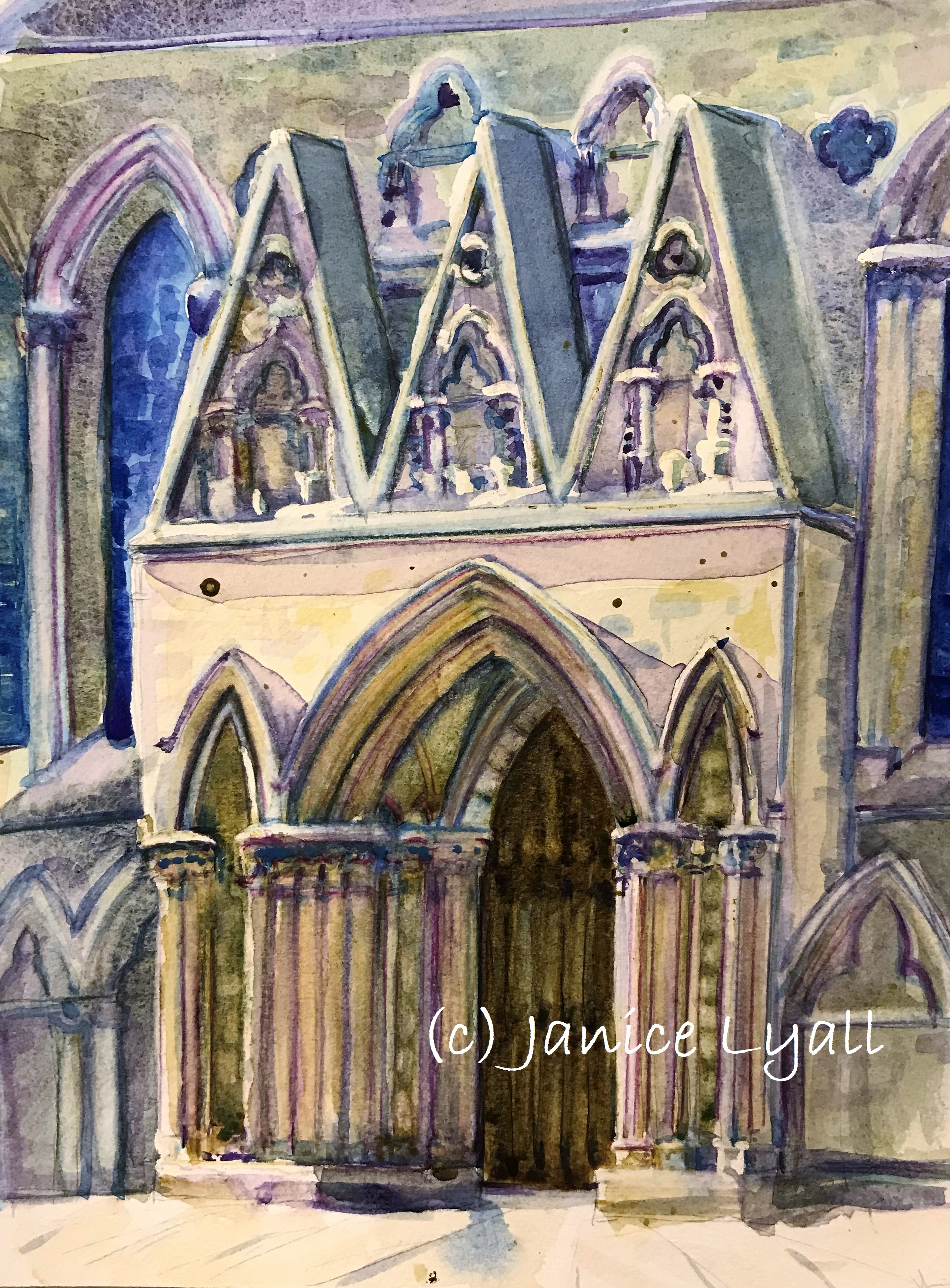 York Minster Icing Cake Entrance