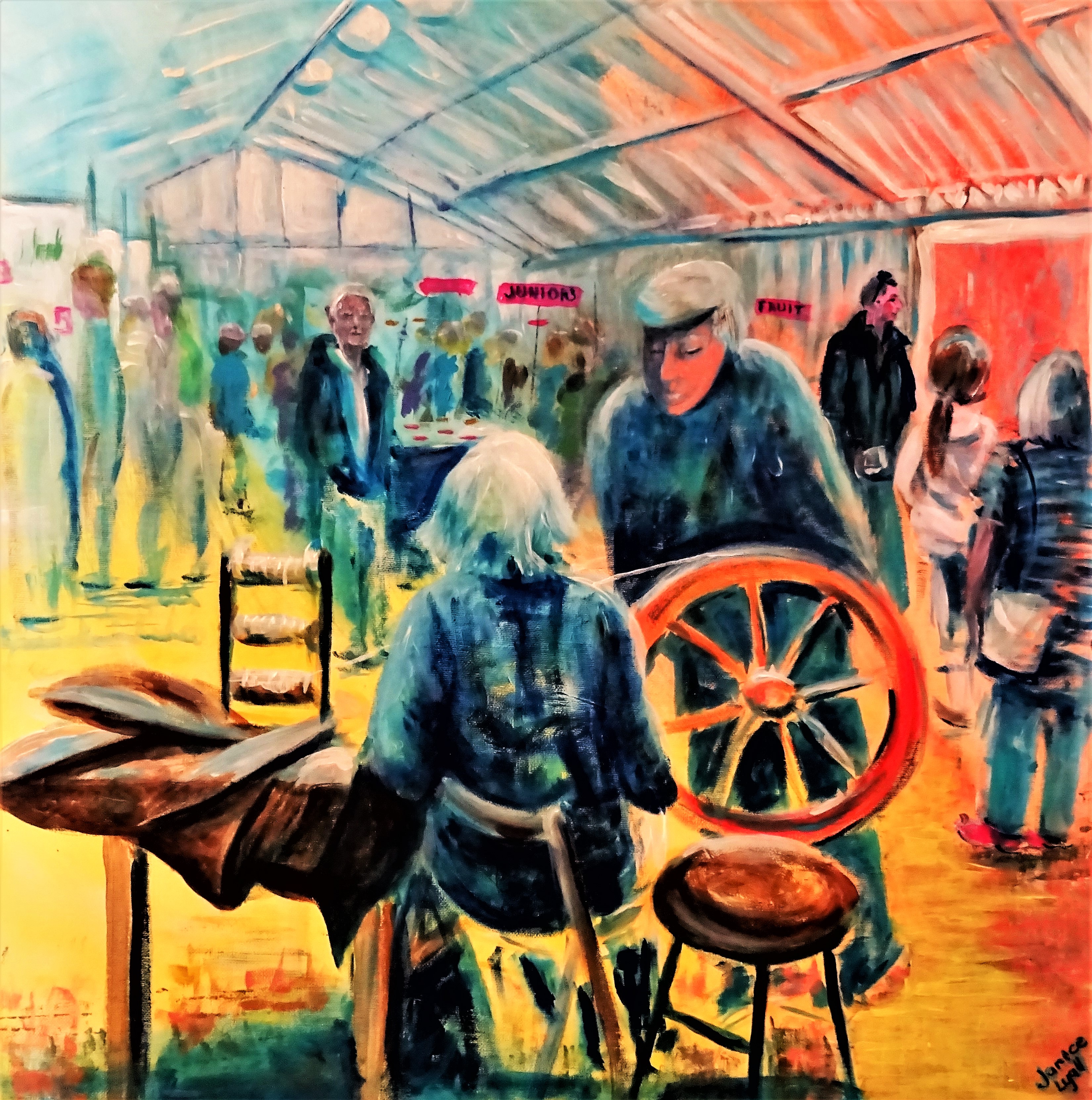 'Waiting for the rain to stop'
