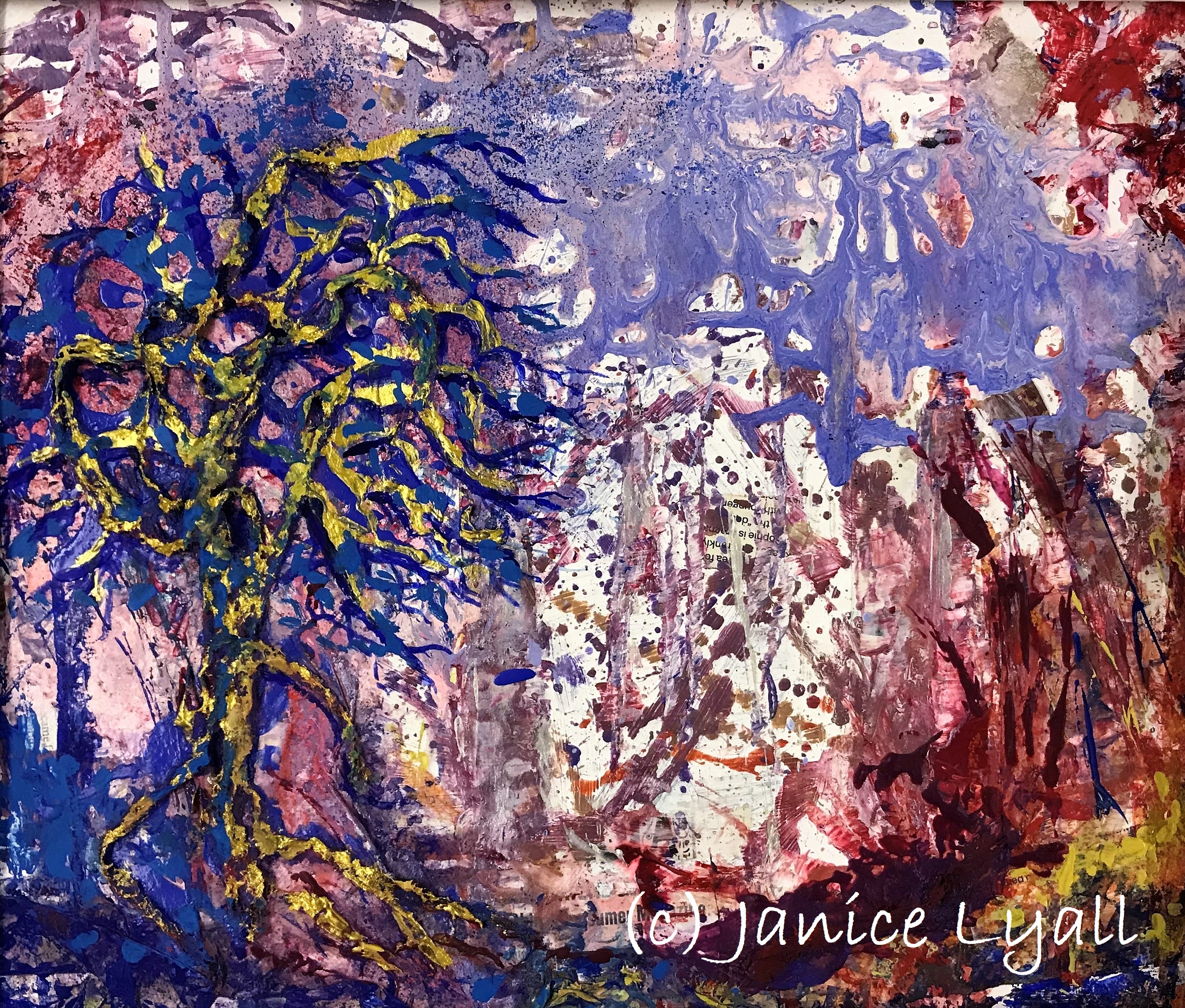 'Woods Abstracted' by Janice Lyall