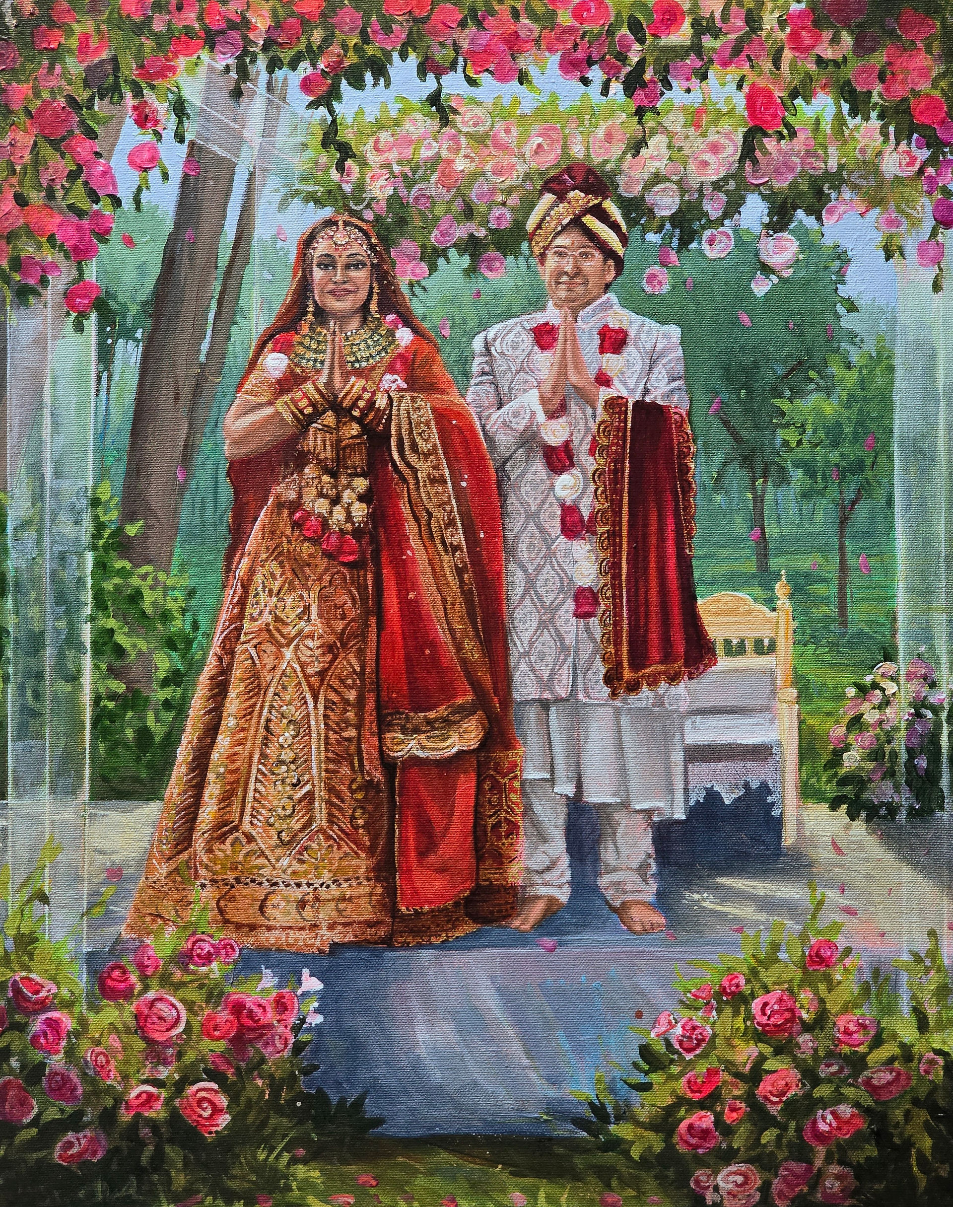 Live Wedding Painting Vancouver BC