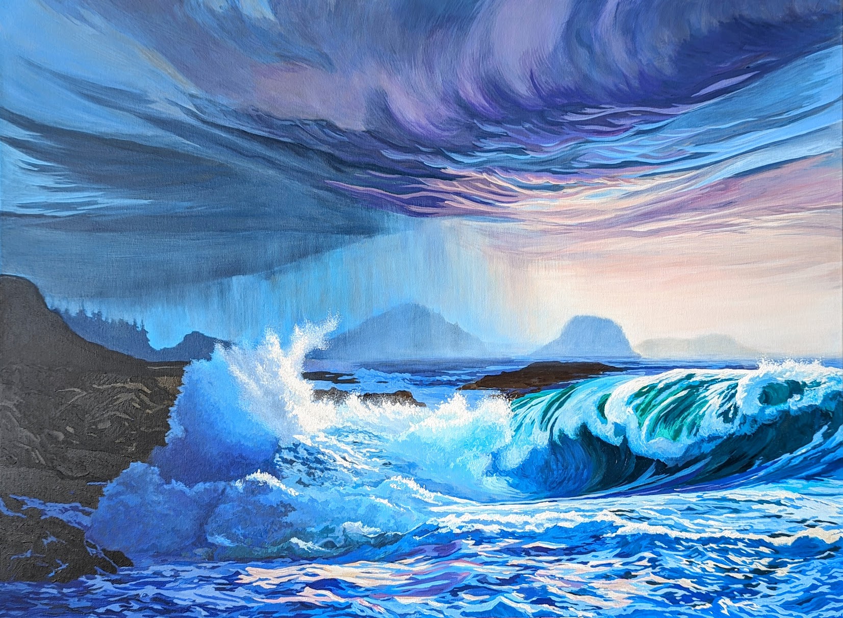 Ucluelet Storm, Vancouver Painting