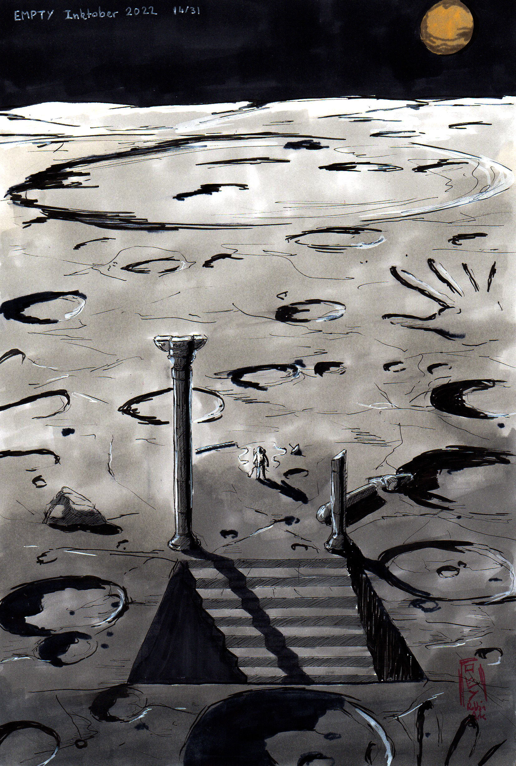 "Empty" - Inktober 2022 - 14/31
