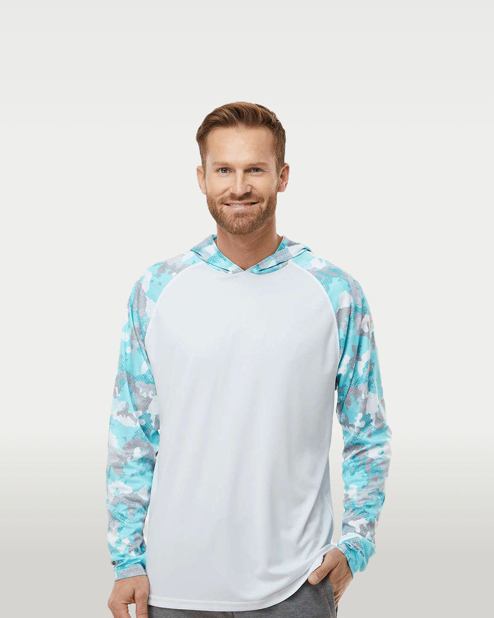 Thumbnail: Paragon Unisex Tortuga Extreme Performance Hooded T-Shirt: UPF 50+, Moisture-Wi