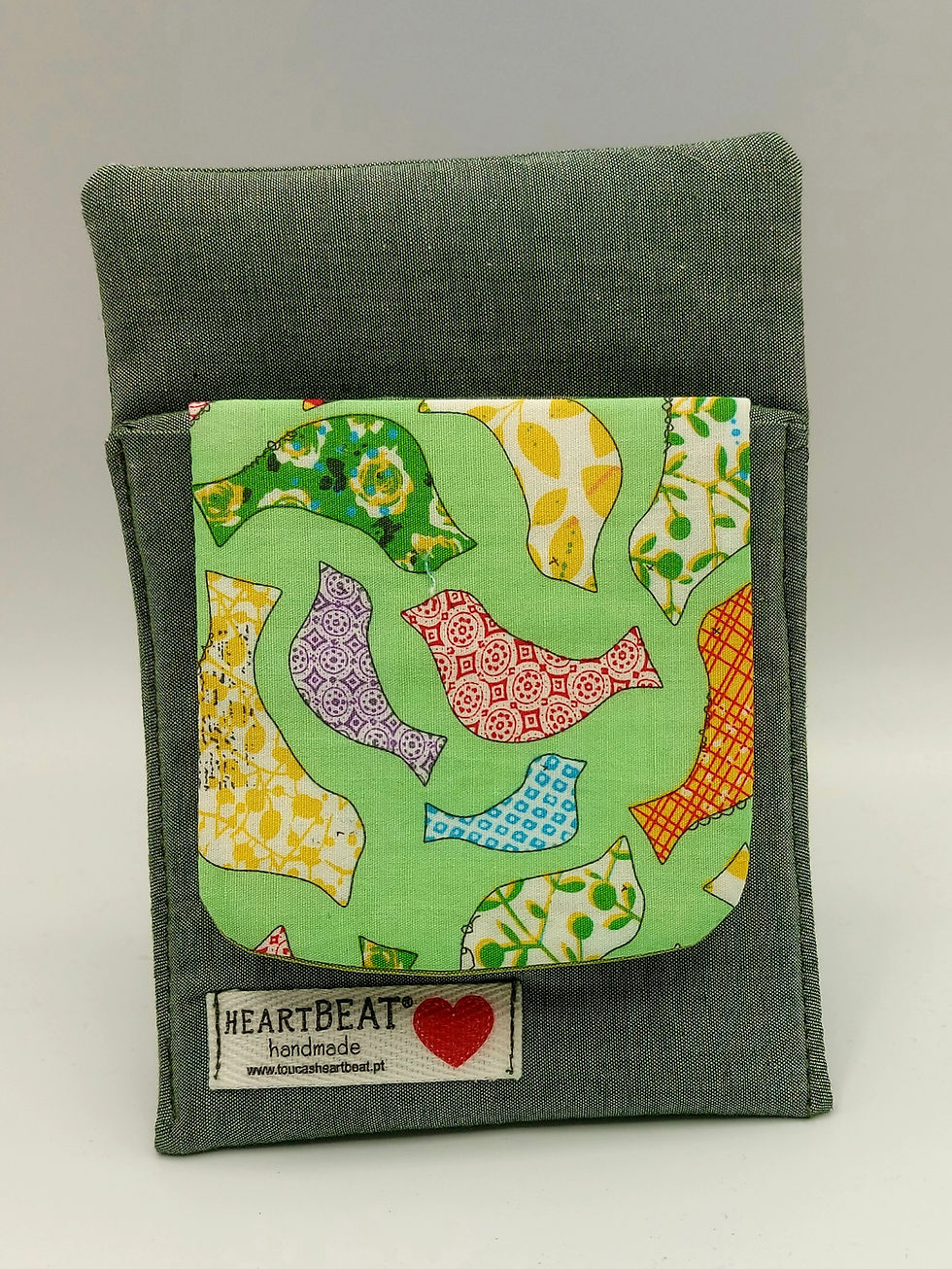 Bolso Passarinhos Verde