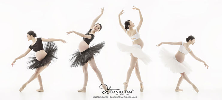 pregnant ballet photography