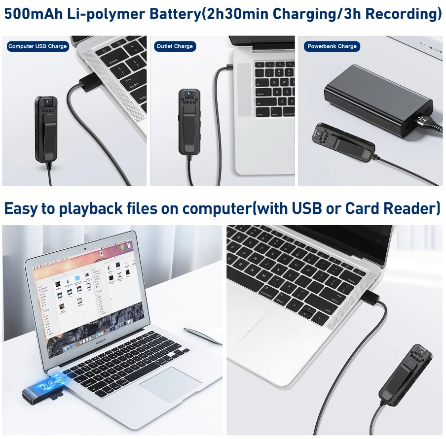 Thumbnail: Mini Portable Camera With Voice Recorder Pen & HD Night Vision