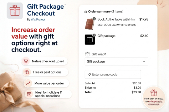 Gift Wrap Checkout banner