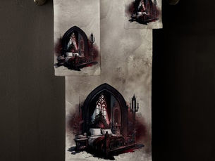 Best Price! Vampy Boudoir | Gothic Red Victorian Bedroom Suite Bath Towel Set