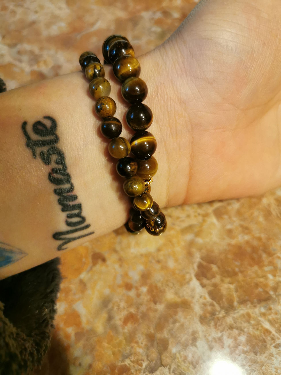Miniatura: Pulsera Doble Ojo De Tigre