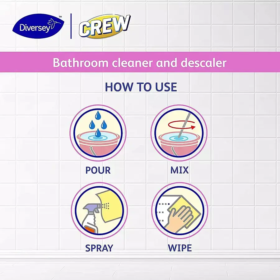 Thumbnail: Diversey 5 L Crew Bathroom Cleaner and Descaler