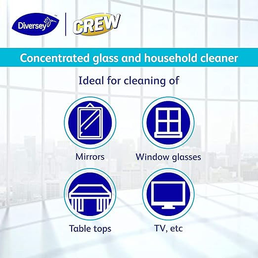 Thumbnail: Diversey Crew Concentrated Glass and Household Cleaner 5L
