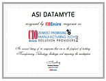 ASI DATAMYTE Award CIO Review