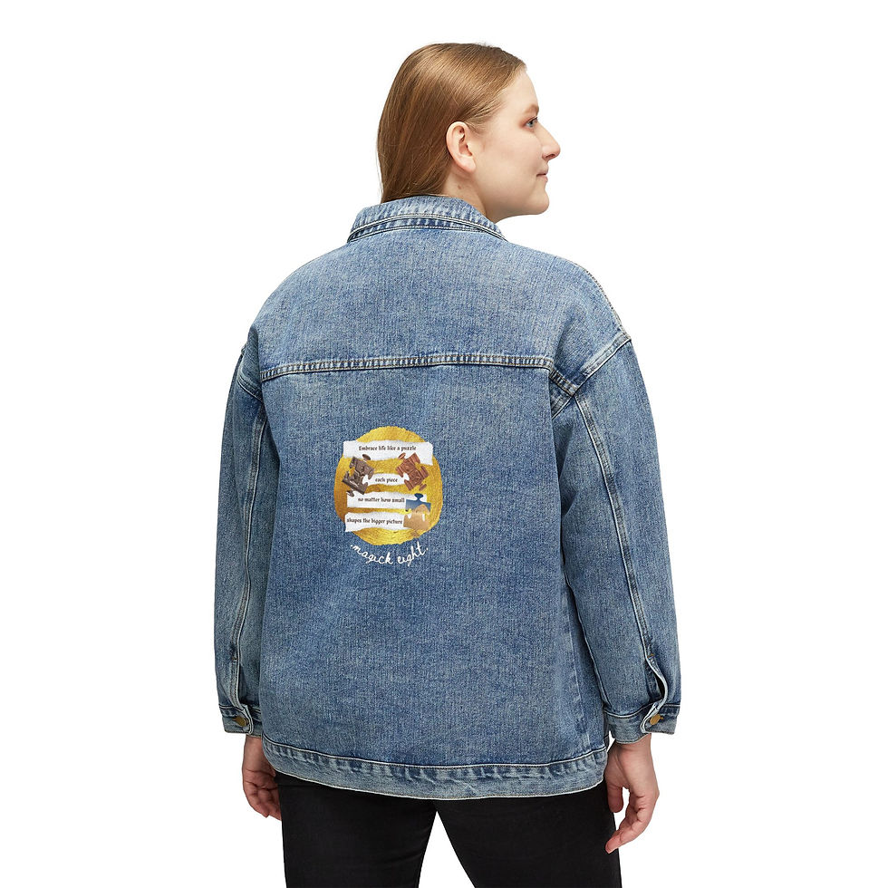 Thumbnail: Egyptian Puzzle Denim Jacket