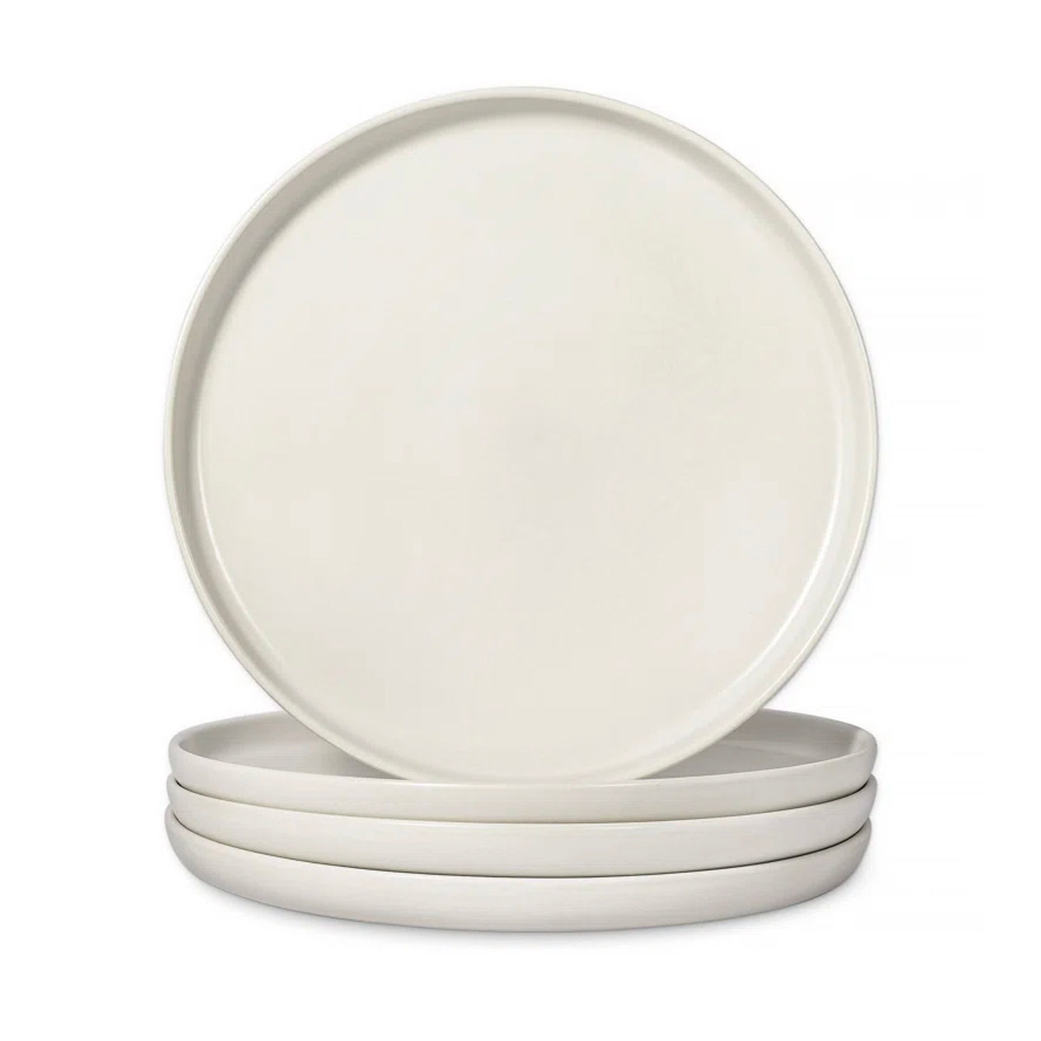 Off-White Ceramic Desert Plate