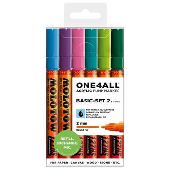 Molotow One4All Acrylic Marker 2mm available from ETH Canvas