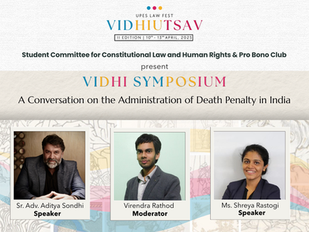 Vidhi Symposium: A Conversation on the Administration of Death Penalty