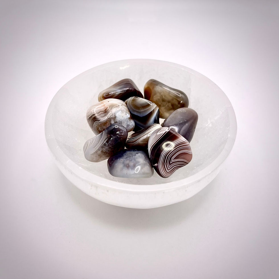 Botswana Agate Tumbled Stones